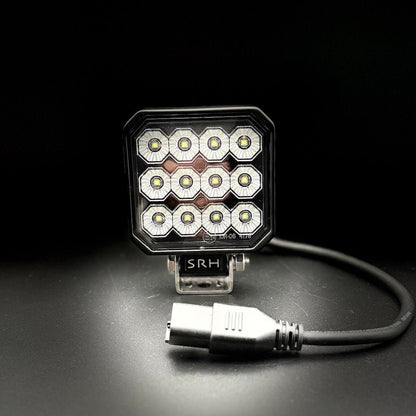 Lunar 3" Square LED Work Light 12v 24vLuna Series Work Light2100-24TCSSRH LightingSRH Lighting