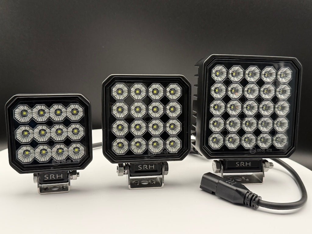 Lunar 3" Square LED Work Light 12v 24vLuna Series Work Light2100-24TCSSRH LightingSRH Lighting