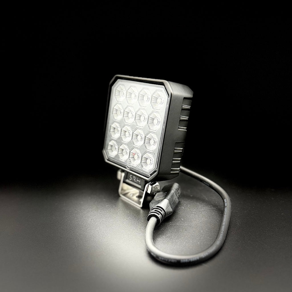 Lunar 3.5" square LED Work Light 12v 24vLuna Series Work Light2100-32TCSSRH LightingSRH Lighting