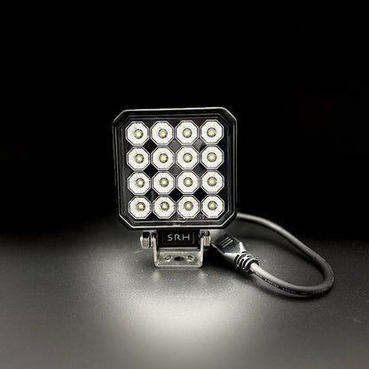Lunar 3.5" square LED Work Light 12v 24vLuna Series Work Light2100-32TCSSRH LightingSRH Lighting