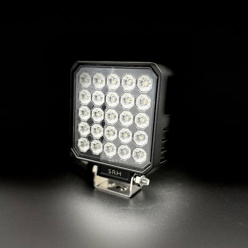 Lunar 4.3" square LED Work Light 12v 24v R23 reverse light approved ...