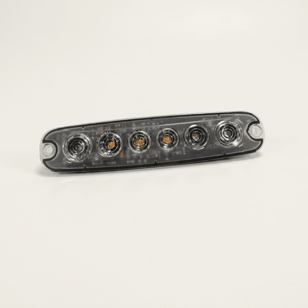 Peterson 6 - way low profile LED amber warning lightLED warning lightSL-10451Peterson EuropeSRH Lighting