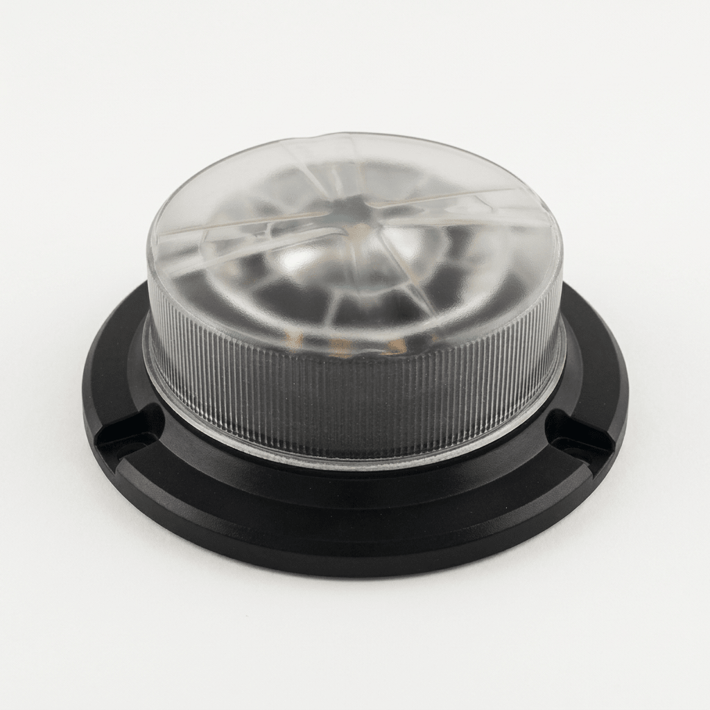 R65 Low Profile LED Beacon - 3 Bolt (Clear Lens)LED BeaconLPBR65CLED AutolampsSRH Lighting