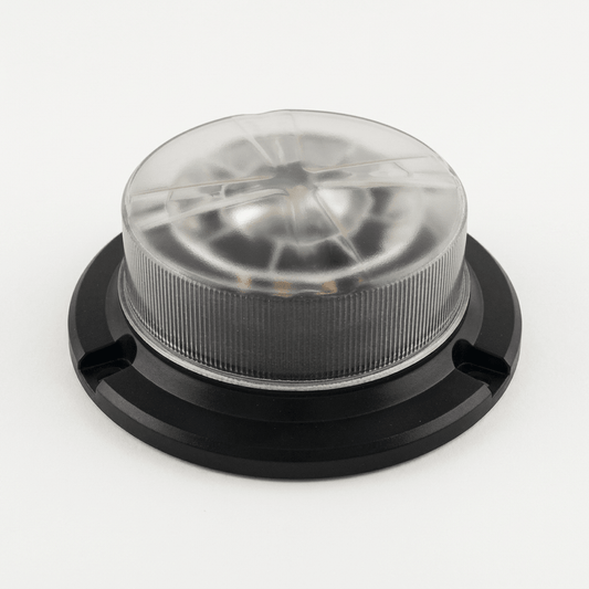 R65 Low Profile LED Beacon - 3 Bolt (Clear Lens)LED BeaconLPBR65CLED AutolampsSRH Lighting