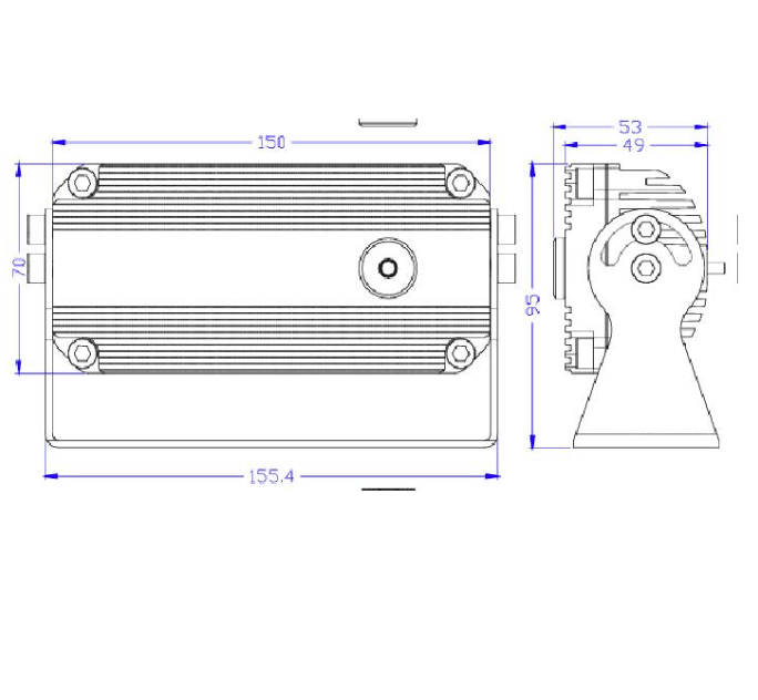 Red Laser Line Safety Light – 500mW | Forklift & Vehicle Safety Zone LightingSafety Zone lightSRH LightingSRH Lighting