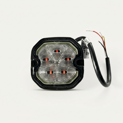 S500 4 - way Square LED hazard warning lightLED warning lightS500-AVSWDSRH Lighting