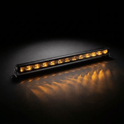 SOLO LED Slim Single Row Light Bar Amber Position7 " - 20"2006W-16SRH LightingSRH Lighting