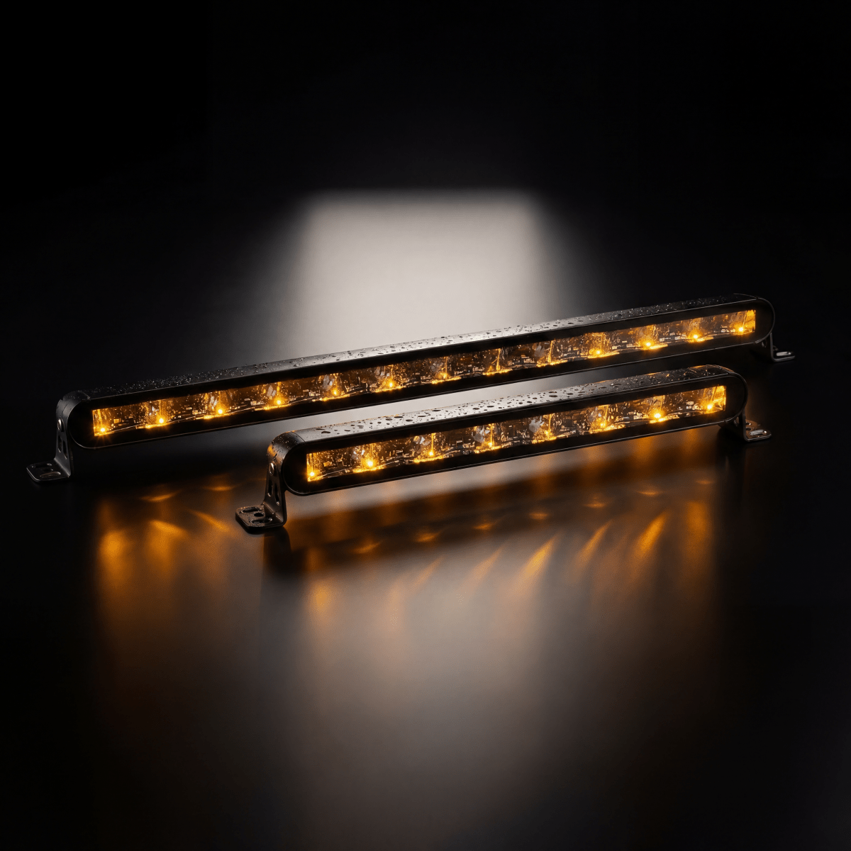 SOLO LED Slim Single Row Light Bar Amber Position7 " - 20"2006W-16SRH LightingSRH Lighting