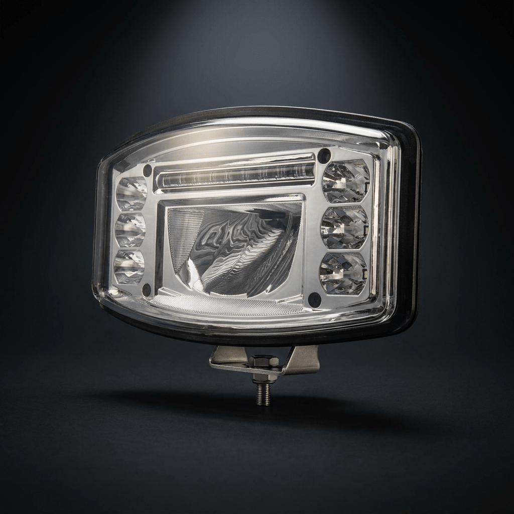 STORM 9 in. LED Oval Driving Light with DRLDriving Light9721-69WSRH LightingSRH Lighting