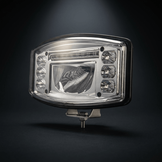 STORM 9 in. LED Oval Driving Light with DRLDriving Light9721-69WSRH LightingSRH Lighting