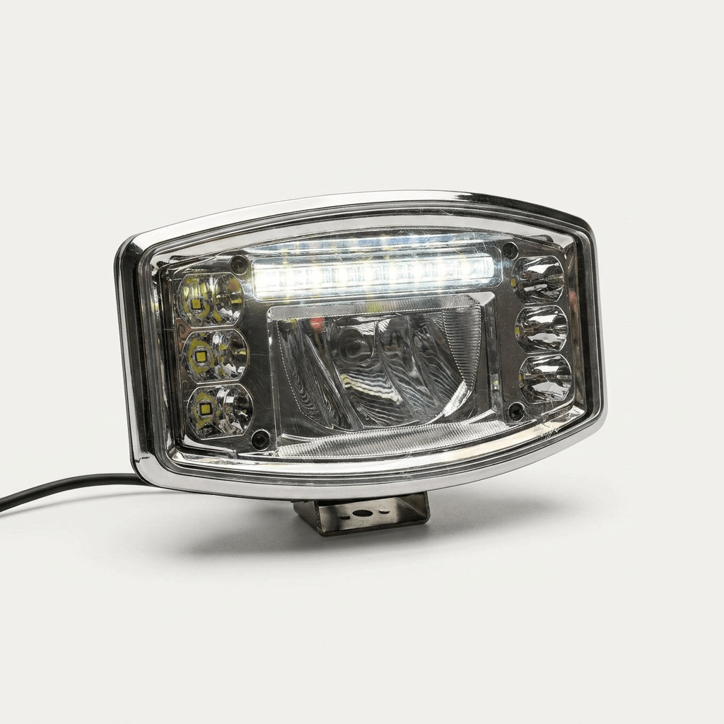 STORM 9 in. LED Oval Driving Light with DRLDriving Light9721-69WSRH LightingSRH Lighting