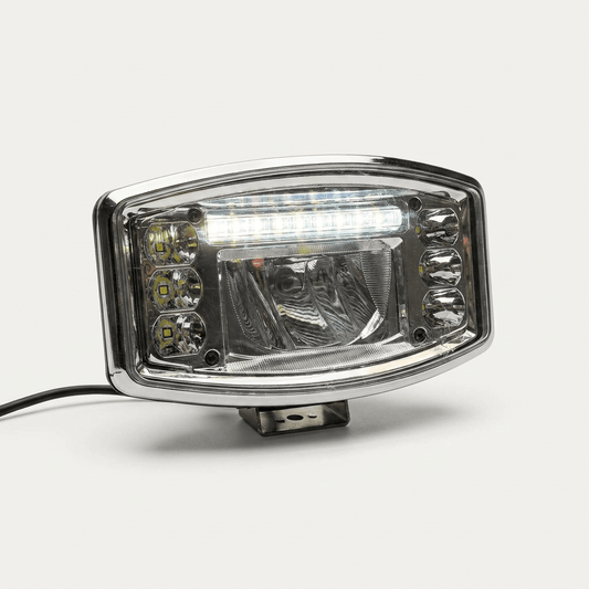 STORM 9 in. LED Oval Driving Light with DRLDriving Light9721-69WSRH LightingSRH Lighting