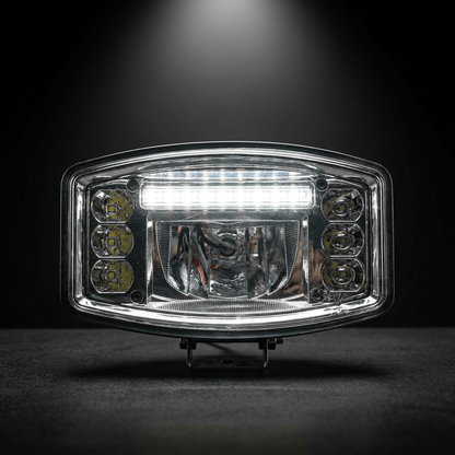 STORM 9 in. LED Oval Driving Light with DRLDriving Light9721-69WSRH LightingSRH Lighting