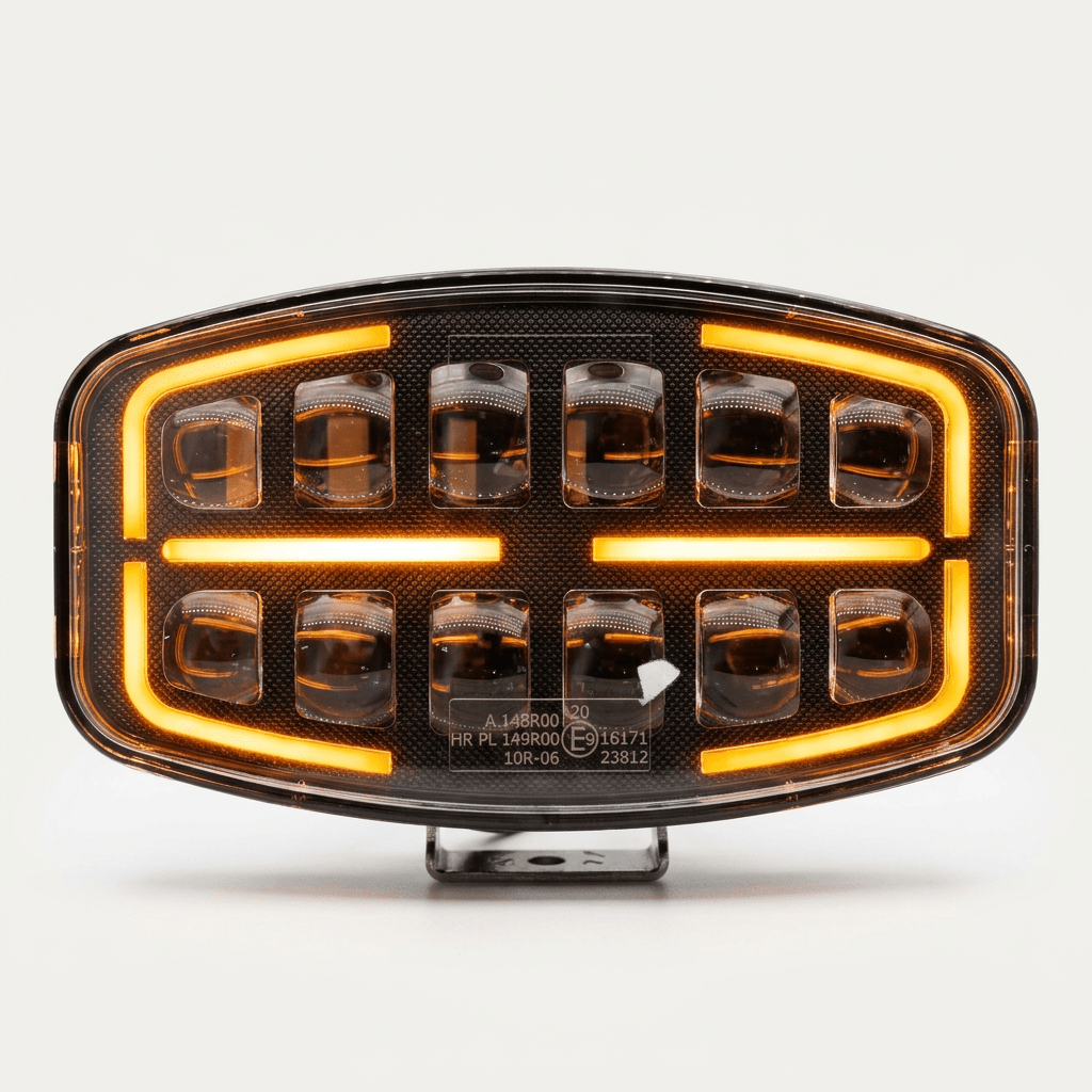 TEMPEST driving light with dual colour side lightDriving Light2029WSRH LightingSRH Lighting