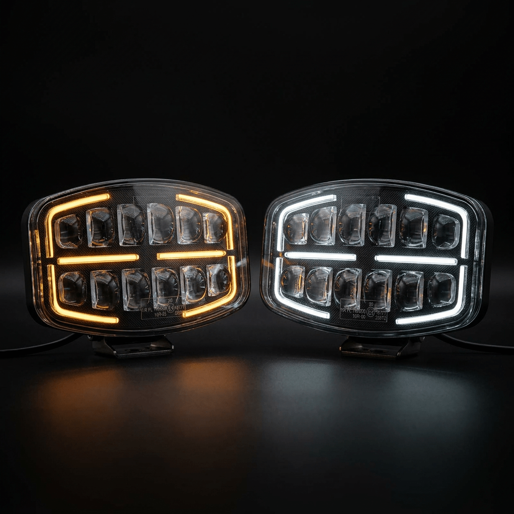TEMPEST driving light with dual colour side lightDriving Light2029WSRH LightingSRH Lighting