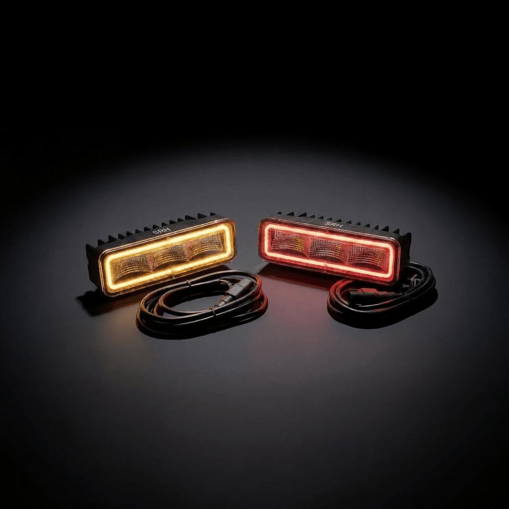 TrailBlazer chase light with hazard warning and flood lightLED warning lightTrailBlazerSRH LightingSRH Lighting