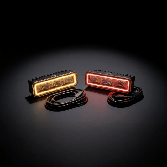 TrailBlazer chase light with hazard warning and flood lightLED warning lightTrailBlazerSRH LightingSRH Lighting