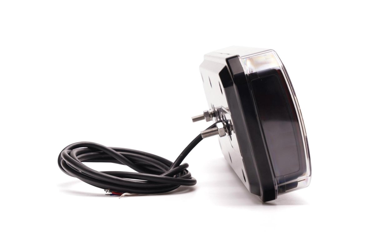 W185 Rear combination lamp BLACKStop, tail, dynamic indicator, reverse, rear fog1291L/P BlackWASSRH Lighting