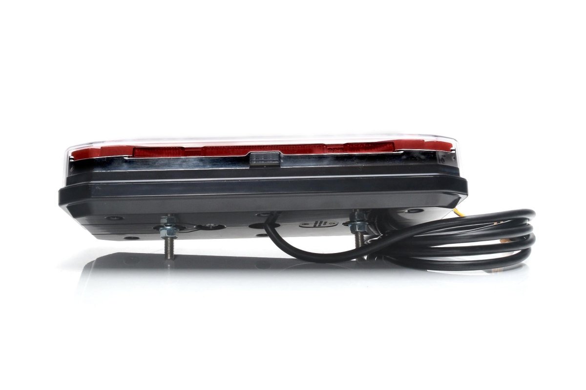 W185 Rear combination lamp BLACKStop, tail, dynamic indicator, reverse, rear fog1291L/P BlackWASSRH Lighting