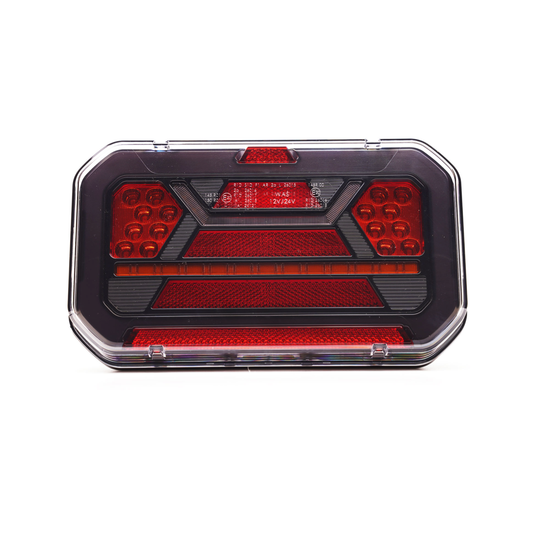 WAS W298 LED Multifunction Rear Trailer Lamps (BLACK)