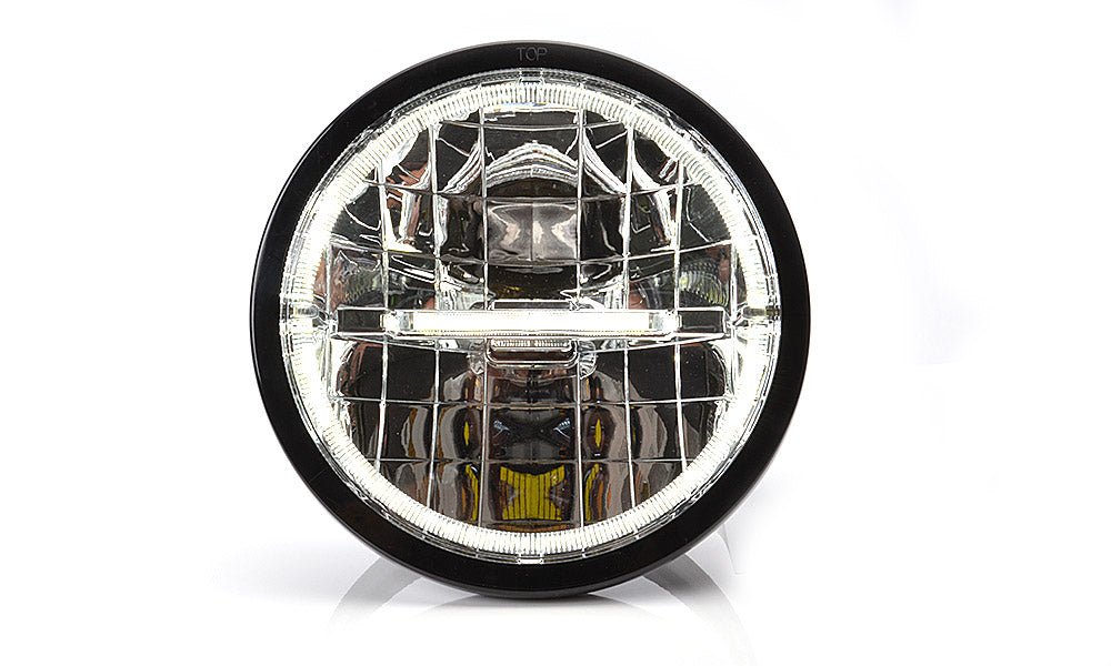 Position Light WAS W116 LED round driving light with position lights – SRH Lighting