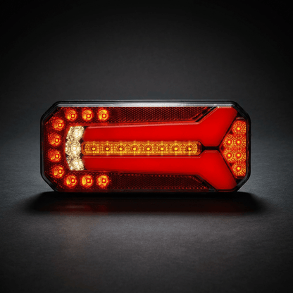 WAS W150 Rear LED combination lampStop, tail, dynamic indicator, reverse, rear fog1111 L/PWASSRH Lighting