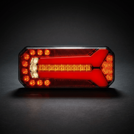 WAS W150 Rear LED combination lampStop, tail, dynamic indicator, reverse, rear fog1111 L/PWASSRH Lighting