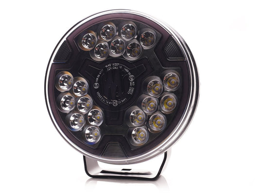 WAS W257 Driving light with position BLACKDriving Light2176 BLACKWASSRH Lighting