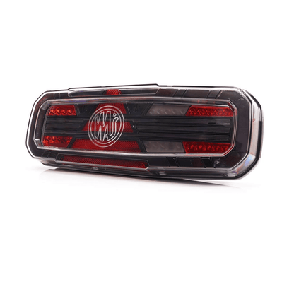 WAS W277 Rear trailer Light with ring indicatorStop, tail, dynamic indicator, reverse, rear fog2376 L BLACK SCHLWASSRH Lighting
