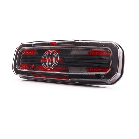 WAS W277 Rear trailer Light with ring indicatorStop, tail, dynamic indicator, reverse, rear fog2376 L BLACK SCHLWASSRH Lighting
