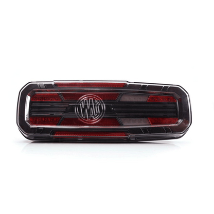 WAS W278 Rear truck Light with LINE indicatorStop, tail, dynamic indicator, reverse, rear fog2384L BLACKWASSRH Lighting