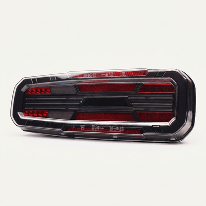 WAS W278 Rear truck Light with LINE indicatorStop, tail, dynamic indicator, reverse, rear fog2384L BLACKWASSRH Lighting