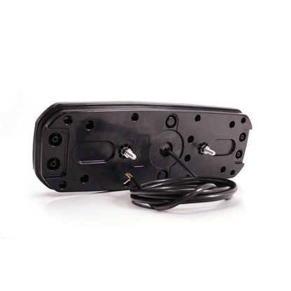 WAS W278 Rear truck Light with LINE indicatorStop, tail, dynamic indicator, reverse, rear fog2384L BLACKWASSRH Lighting