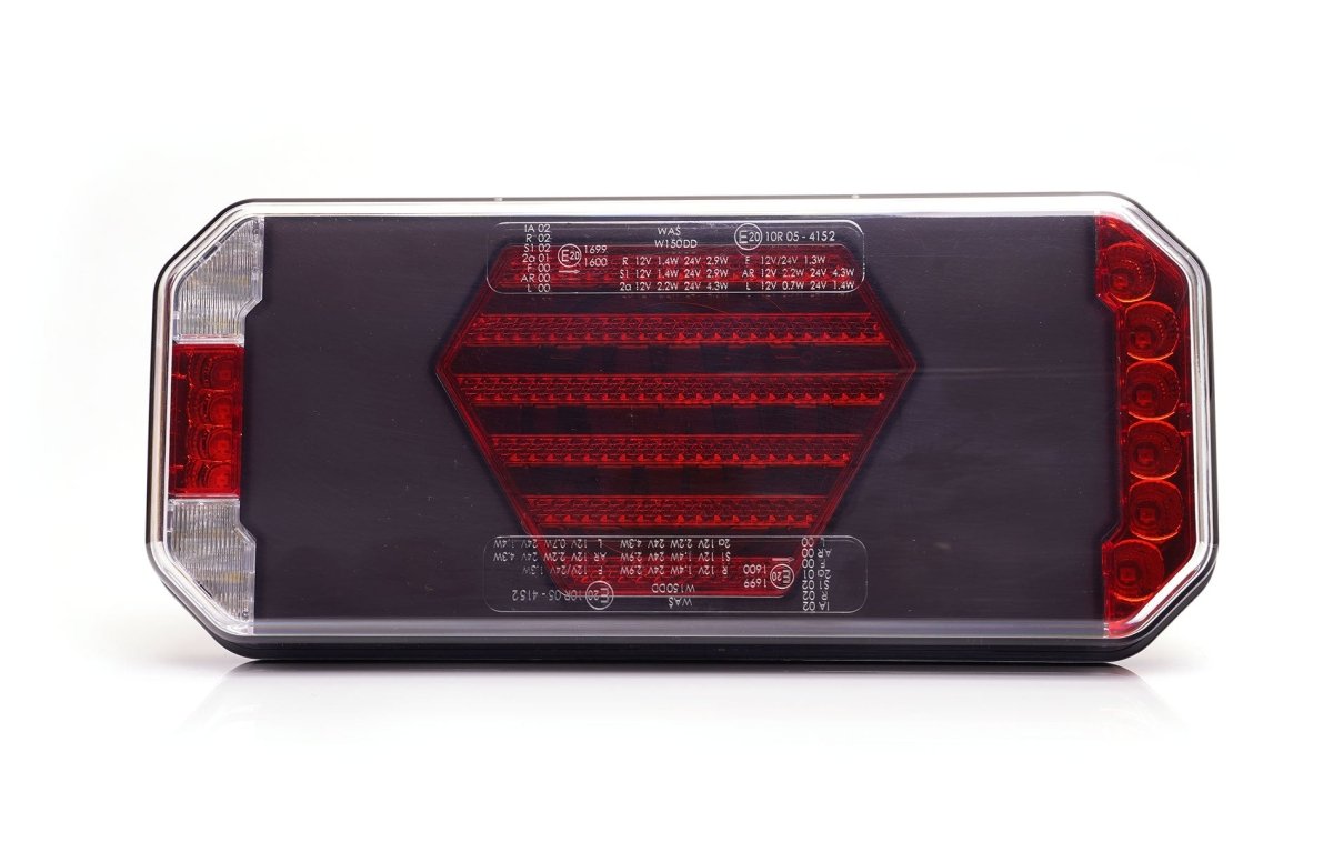 WAS W279 BLACK Stop, tail, indicator, reverse, rear fog2480L BLACKWASSRH Lighting