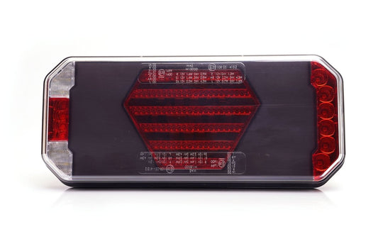 WAS W279 BLACK Stop, tail, indicator, reverse, rear fog2480L BLACKWASSRH Lighting