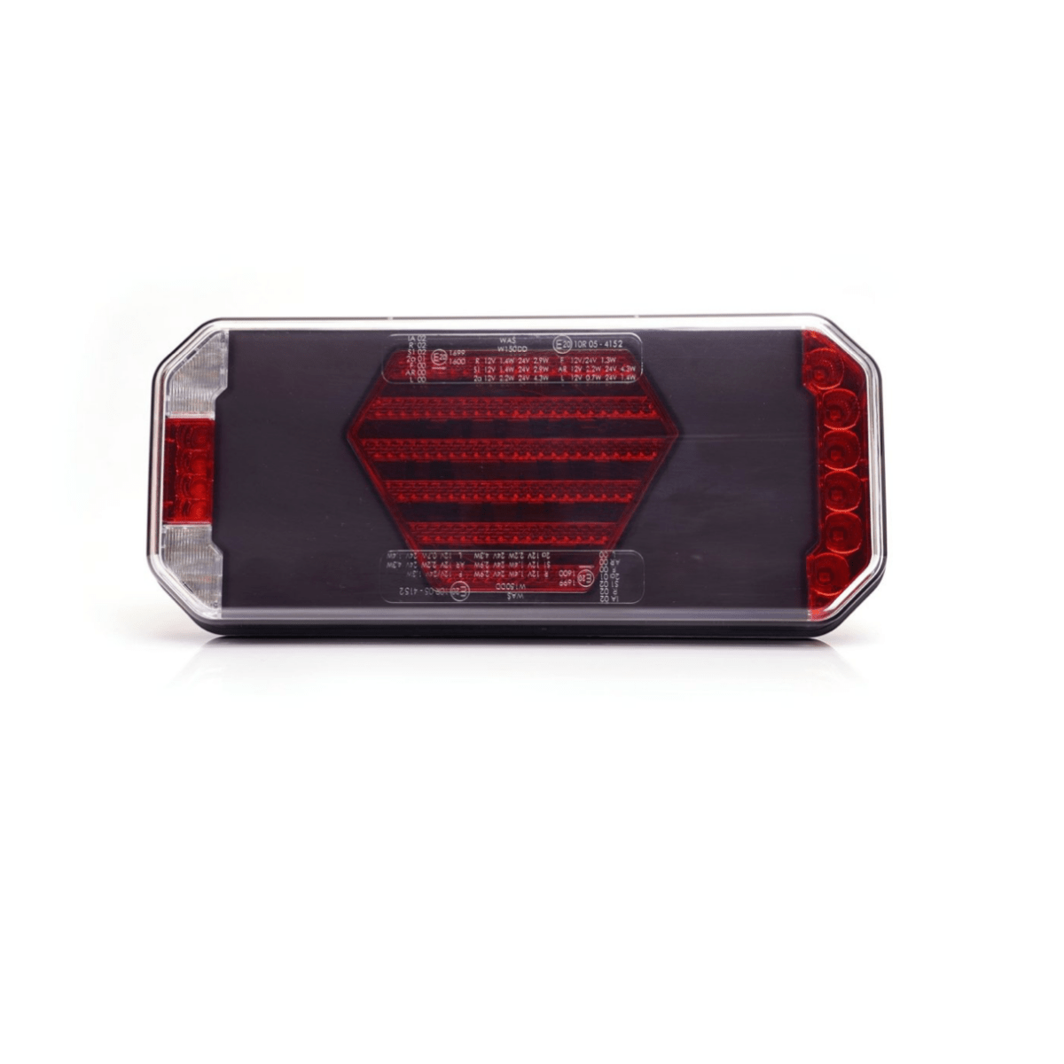WAS W279 BLACK stop, tail indicator reverse and fog Rear lampStop, tail, indicator, reverse, rear fog2480L BLACKWASSRH Lighting