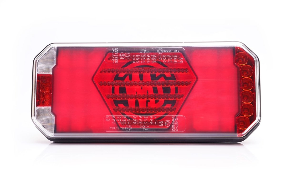 WAS W279 BLACK Stop, tail, indicator, reverse, rear fog2480L BLACKWASSRH Lighting