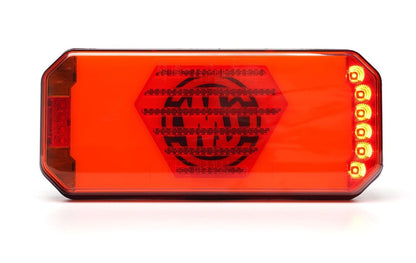 WAS W279 "RED" Stop, tail, dynamic indicator, reverse, rear fog2488L DD REDWASSRH Lighting