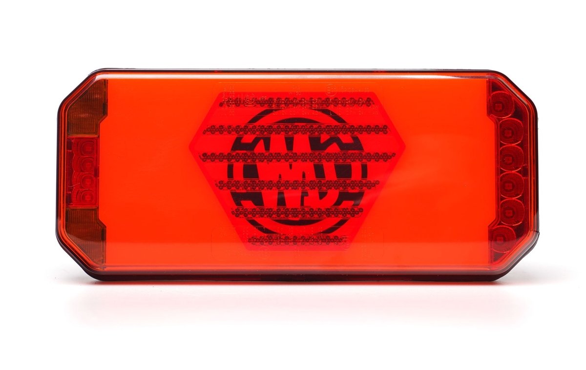 WAS W279 "RED" Stop, tail, dynamic indicator, reverse, rear fog2488L DD REDWASSRH Lighting