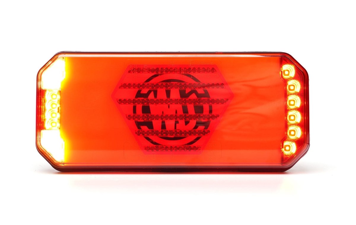 WAS W279 "RED" Stop, tail, dynamic indicator, reverse, rear fog2488L DD REDWASSRH Lighting