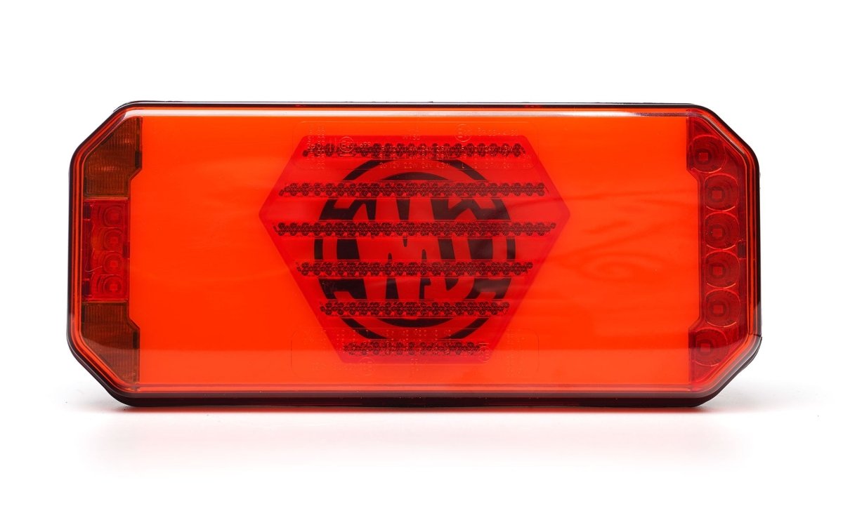 WAS W279 "RED" Stop, tail, dynamic indicator, reverse, rear fog2488L DD REDWASSRH Lighting