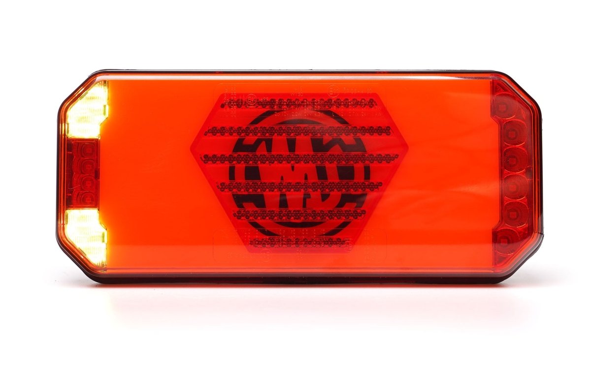 WAS W279 "RED" Stop, tail, dynamic indicator, reverse, rear fog2488L DD REDWASSRH Lighting