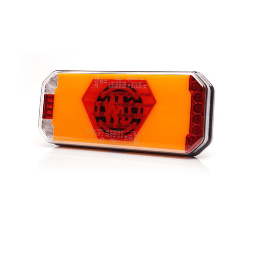 WAS W279 stop, tail and indicator rear lamp with amber lensStop, tail & indicator2483LWASSRH Lighting