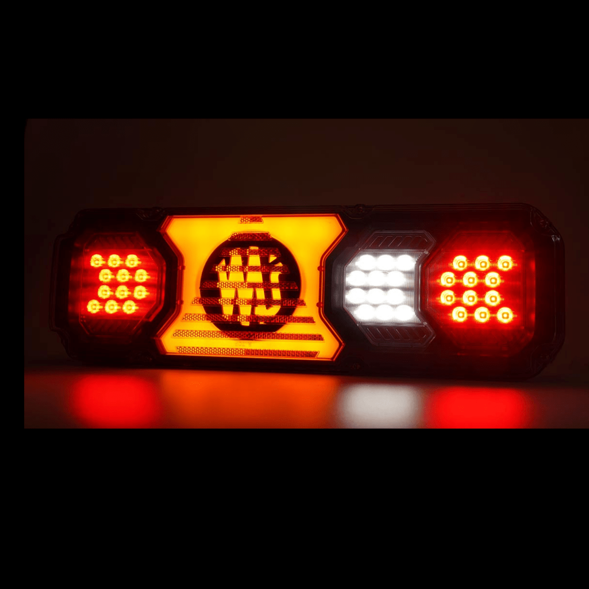 WAS W281D KR LED trailer rear combination lamp RED lensLED Rear LightWASSRH Lighting