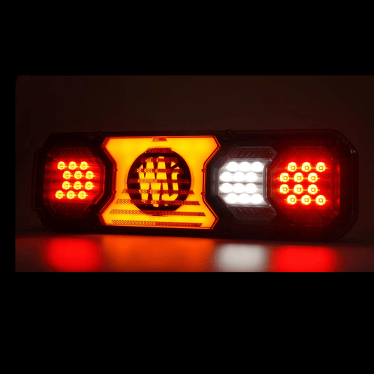 WAS W281D KR LED trailer rear combination lamp RED lensLED Rear LightWASSRH Lighting