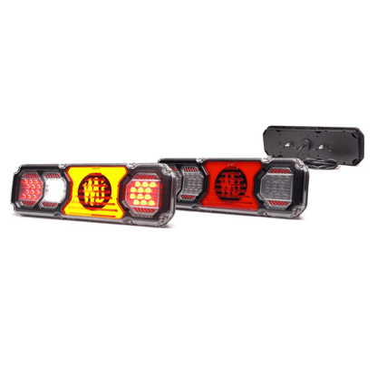 WAS W281D KR LED trailer rear combination lamp RED lensLED Rear LightWASSRH Lighting