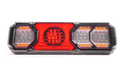 WAS W281D LED trailer rear combination lamp BLACK lensLED Rear LightWASSRH Lighting