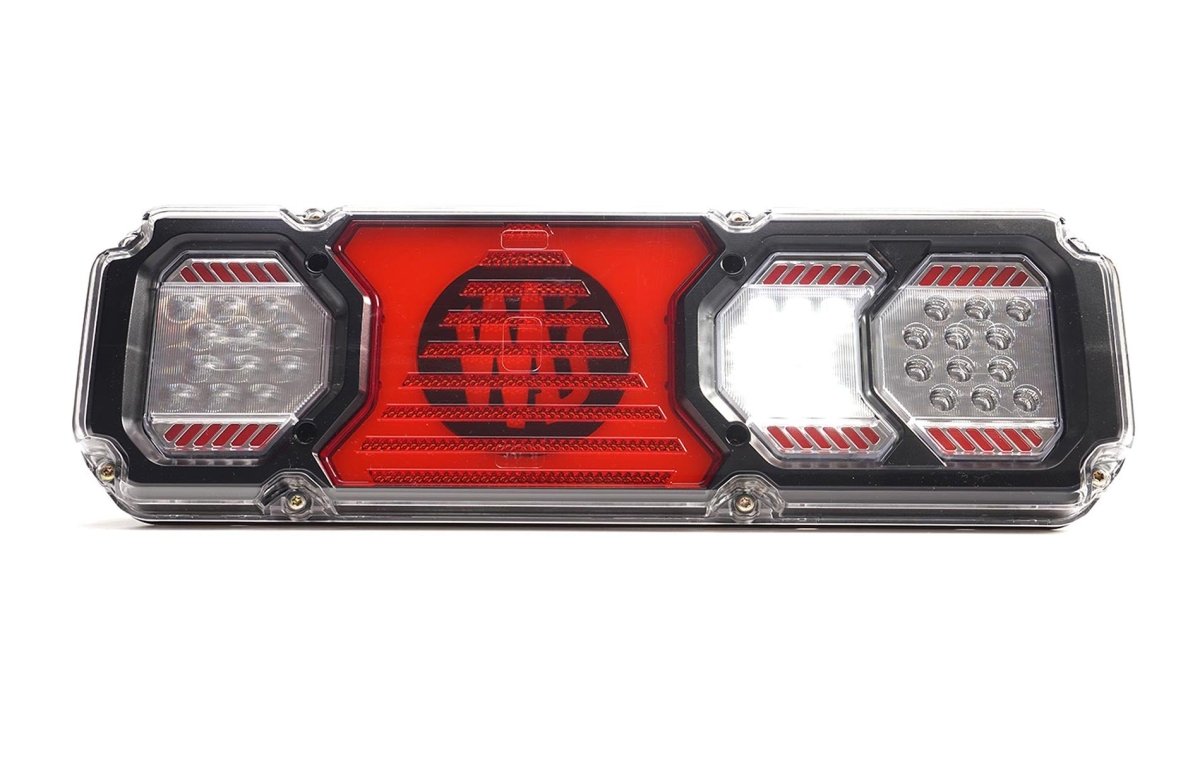 WAS W281D LED trailer rear combination lamp BLACK lensLED Rear LightWASSRH Lighting