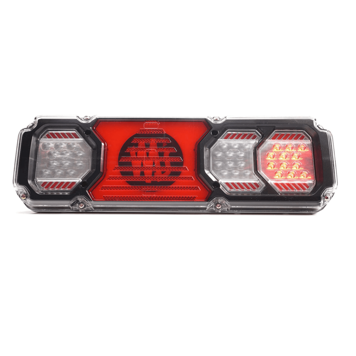WAS W281D LED trailer rear combination lamp BLACK lensLED Rear LightWASSRH Lighting