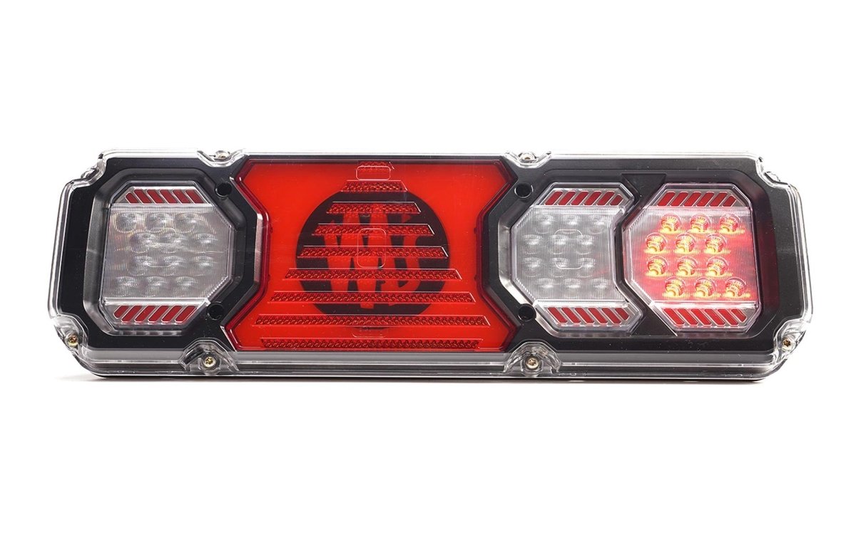 WAS W281D LED trailer rear combination lamp BLACK lensLED Rear LightWASSRH Lighting